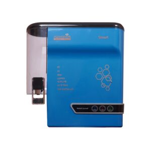 AQUAGENIUS - Smart LED RO Water Purifier - RO + UV + Zinc Copper Alkaline + TDS Controller | 15 LPH Output | 10L Storage - Blue