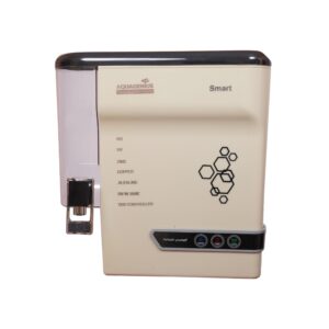 AQUAGENIUS - Smart LED RO Water Purifier - RO + UV + Zinc Copper Alkaline + TDS Controller | 15 LPH Output | 10L Storage - Gold