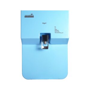 AQUAGENIUS - Vigo + RO Water Purifier - RO + UV + Zinc Copper Alkaline + TDS Controllerler | 15 LPH Output | 10L Storage - Blue
