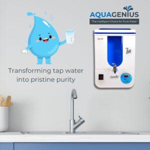 AQUAGENIUS - Digi 7pH RO Water Purifier - RO + UV + UF +7PH with Live Digital TDS Controller | 15 LPH Output | 10L Storage - Image 3