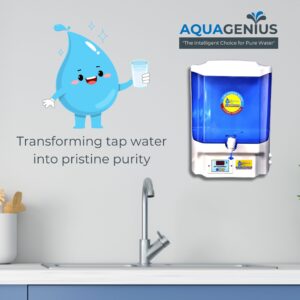AQUAGENIUS - Club 7pH RO Water Purifier - RO + UV + UF +7PH with Live Digital TDS Controller | 15 LPH Output | 10L Storage - Image 3