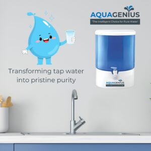 AQUAGENIUS - Dolphin + RO Water Purifier | RO System | 15 LPH Output | 8L Storage - Image 3