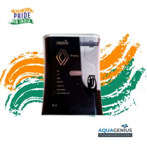 AQUAGENIUS - Smart + RO Water Purifier - RO + UV + Zinc Copper Alkaline + TDS Controller | 15 LPH Output | 10L Storage - Black - Image 6