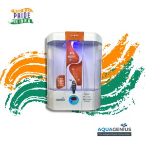 AQUAGENIUS - Royal+ RO Water Purifier - RO + UV + Zinc Copper Alkaline + TDS Controller | 15 LPH Output | 10L Storage - Copper & White - Image 6