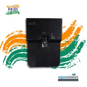 AQUAGENIUS - Vigo + RO Water Purifier - RO + UV + Zinc Copper Alkaline + TDS Controllerler | 15 LPH Output | 10L Storage - Black - Image 6