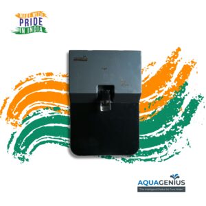 AQUAGENIUS - Vigo + RO Water Purifier - RO + UV + Zinc Copper Alkaline + TDS Controllerler | 15 LPH Output | 10L Storage - Grey & Black - Image 6