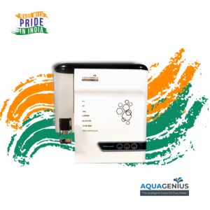 AQUAGENIUS - Smart LED RO Water Purifier - RO + UV + Zinc Copper Alkaline + TDS Controller | 15 LPH Output | 10L Storage - White - Image 6