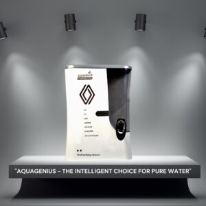 AQUAGENIUS - Smart + RO Water Purifier - RO + UV + Zinc Copper Alkaline + TDS Controller | 15 LPH Output | 10L Storage - White - Image 8
