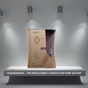 AQUAGENIUS - Smart + RO Water Purifier - RO + UV + Zinc Copper Alkaline + TDS Controller | 15 LPH Output | 10L Storage - Glod - Image 8