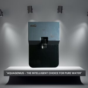 AQUAGENIUS - Vigo + RO Water Purifier - RO + UV + Zinc Copper Alkaline + TDS Controllerler | 15 LPH Output | 10L Storage - Grey & Black - Image 8