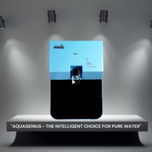 AQUAGENIUS - Vigo + RO Water Purifier - RO + UV + Zinc Copper Alkaline + TDS Controllerler | 15 LPH Output | 10L Storage - Blue & Black - Image 8