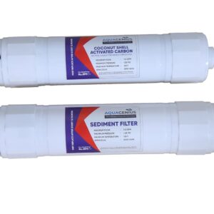 AQUAGENIUS - Sediment Filter and Coconut shell activated Carbon Filter